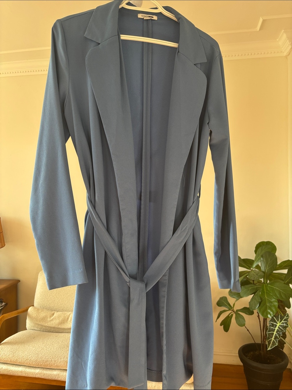 Women’s long blazer blue